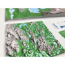 Blue Mountain Lake 3D Raised-Relief Map