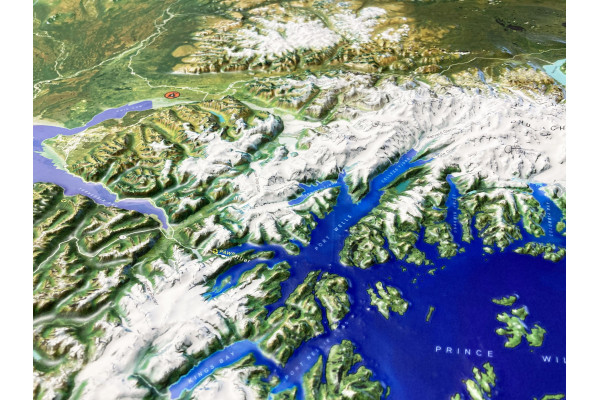 Alaska Heli Ski 3D Mountain Map