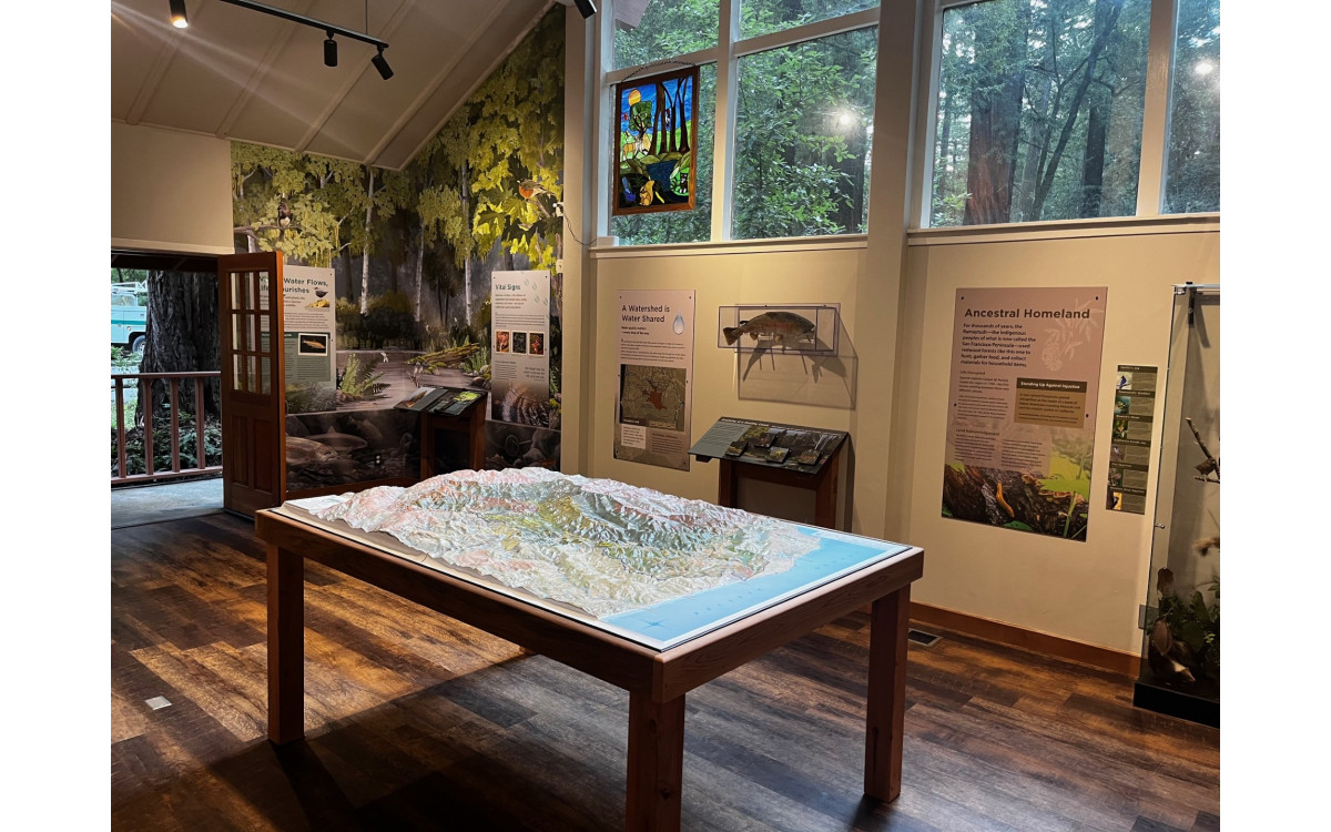 New Raised Relief Display for the Pescadero Creek Park Visitor Center 