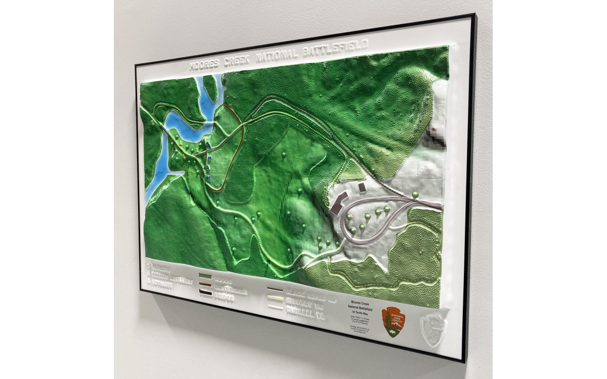 Moores Creek National Battlefield Map
