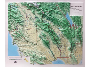 Napa-Sonoma 3D Wine Map