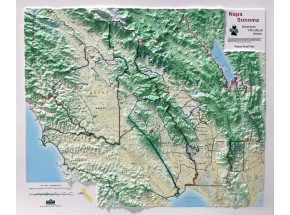 Napa-Sonoma 3D Wine Map