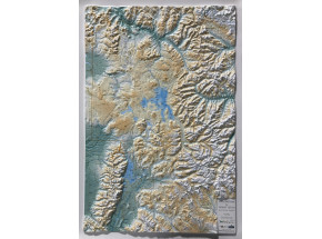 Yellowstone - Grand Teton National Parks 3D Trail Map
