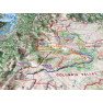 Washington State Wine - Small 3D Map
