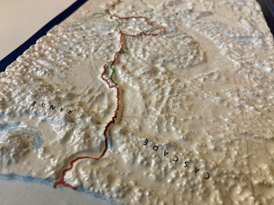 Lewis and Clark National Historic Trail 3D Map