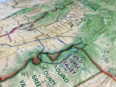 Napa-Sonoma 3D Wine Map