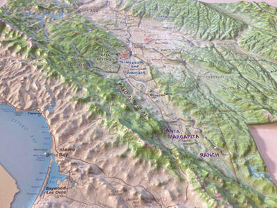 Paso Robles 3D Wine Map